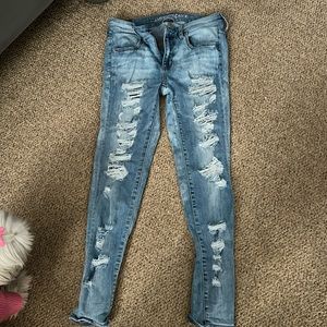 American eagle skinny jeans size 8